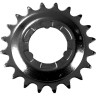 Звезда задняя SHIMANO GEAR 20T(2,3мм), черная ASMGEAR20LP